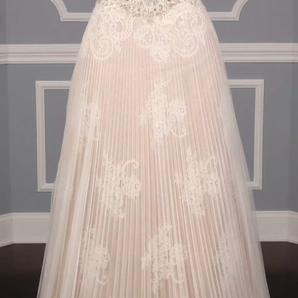 Isabelle Armstrong Willow Wedding Dress Sz 10 Lace, Beads, Tulle Bridal Gown - Picture 9 of 12